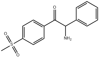 Ethanone,  2-amino-1-[4-(methylsulfonyl)phenyl]-2-phenyl- Struktur