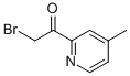 Ethanone, 2-bromo-1-(4-methyl-2-pyridinyl)- (9CI) Struktur