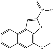 2-NITRO-4-METHOXYNAPHTHO(2,1-B)FURAN Struktur