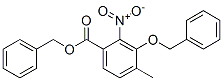 benzyl 4-methyl-2-nitro-3-phenylmethoxy-benzoate Struktur