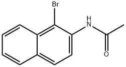 N-(1-bromo-2-naphthyl)acetamide Struktur