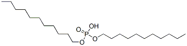 Phosphoric acid hydrogen diundecyl ester Struktur