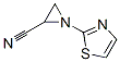 2-Aziridinecarbonitrile,  1-(2-thiazolyl)- Struktur