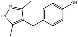 4-[(3,5-DIMETHYL-1H-PYRAZOL-4-YL)METHYL]BENZENOL Struktur