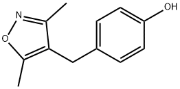 4-[(3,5-DIMETHYL-4-ISOXAZOLYL)METHYL]BENZENOL Struktur