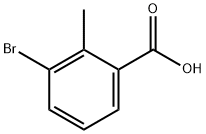 3-Bromo-2-methylbenzoic acid Struktur