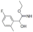 Benzeneethanimidic  acid,  5-fluoro--alpha--hydroxy-2-methyl-,  ethyl  ester  (9CI) Struktur