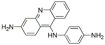 N9-(4-Aminophenyl)-3,9-acridinediamine Struktur