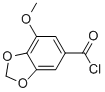 1,3-Benzodioxole-5-carbonyl chloride, 7-methoxy- (9CI) Struktur