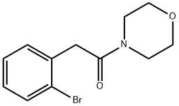 2-(2-Bromophenyl)-1-morpholinoethanone Struktur