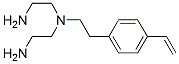 N-(2-aminoethyl)-N-[2-(4-vinylphenyl)ethyl]ethylenediamine Struktur