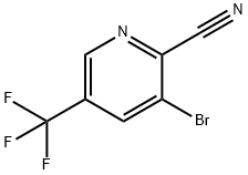 2-PYRIDINECARBONITRILE, 3-BROMO-5-(TRIFLUOROMETHYL)- Struktur