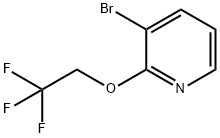 3-BROMO-2-(2,2,2-TRIFLUORO-ETHOXY)-PYRIDINE Struktur