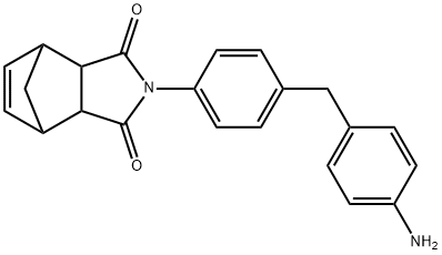 N-[4-(4-AMINOBENZYL)PHENYL]-5-NORBORNENE-2,3-DICARBOXIMIDE Struktur