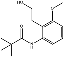 N-[2-(2-hydroxyethyl)-3-Methoxyphenyl]-2,2-
diMethylpropanaMide Struktur