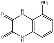 2,3-Quinoxalinedione,5-amino-1,4-dihydro-(9CI) Struktur