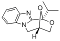 4,5-Dihydro-1-(1-methylethyl)-1,4-epoxy-1H,3H-(1,4)oxazepino(4,3-a)ben zimidazole Struktur