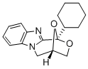 1,4-Epoxy-1H,3H-(1,4)oxazepino(4,3-a)benzimidazole, 4,5-dihydro-1-cycl ohexyl- Struktur