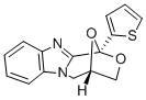 1,4-Epoxy-1H,3H-(1,4)oxazepino(4,3-a)benzimidazole, 4,5-dihydro-1-(2-t hienyl)- Struktur