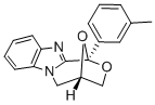 1,4-Epoxy-1H,3H-(1,4)oxazepino(4,3-a)benzimidazole, 4,5-dihydro-1-(3-m ethylphenyl)- Struktur