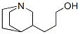 1-Azabicyclo[2.2.2]octane-3-propanol(9CI) Struktur