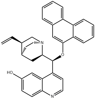 (9S)-9-(9-phenanthrenyloxy)-Cinchonan-6'-ol Struktur