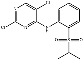 4-氨基嘧啶, 2,5-二氯-N-[2-[(1-甲基乙基)磺酰]苯基]-