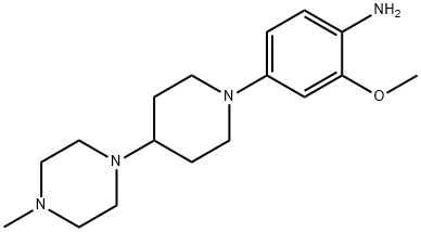 [2-Methoxy-4-[4-(4-methylpiperazin-1-yl)piperidin-1-yl]phenyl]amine Structure