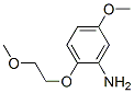 Benzenamine, 5-methoxy-2-(2-methoxyethoxy)- (9CI) Struktur