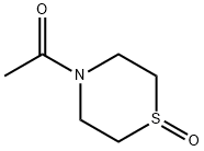 Thiomorpholine, 4-acetyl-, 1-oxide (9CI) Struktur