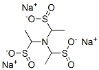 trisodium 1,1',1''-nitrilotris(ethanesulphinate)  Struktur