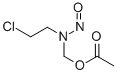 N-NITROSO-N-(ACETOXYMETHYL)-2-CHLOROETHYLAMINE Struktur