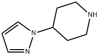 Piperidine, 4-(1H-pyrazol-1-yl)- (9CI) Struktur