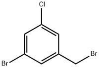 3-Bromo-5-chlorobenzyl bromide Struktur