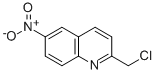 2-CHLORMETHYL-6-NITRO-QUINOLINE Struktur