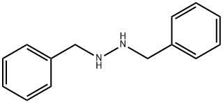 1,2-Dibenzylhydrazine Struktur