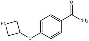 4-(3-AZETIDINYLOXY)-BENZAMIDE Struktur