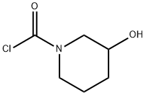 1-Piperidinecarbonyl chloride, 3-hydroxy- (9CI) Struktur