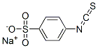 sodium 4-isothiocyanatobenzenesulfonate Struktur