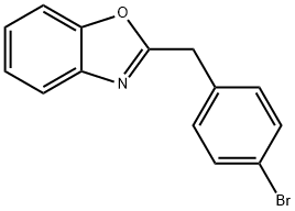 2-[(4-bromophenyl)methyl]benzooxazole Struktur