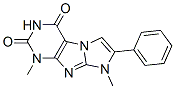 1,8-Dimethyl-7-phenyl-1H-imidazo[2,1-f]purine-2,4(3H,8H)-dione Struktur