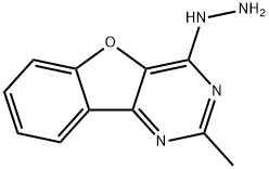 (2-METHYL-BENZO[4,5]FURO[3,2-D]PYRIMIDIN-4-YL)-HYDRAZINE Struktur