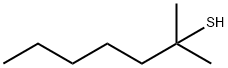 2-methylheptane-2-thiol Struktur