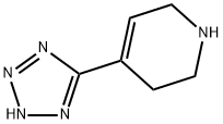 Pyridine, 1,2,3,6-tetrahydro-4-(1H-tetrazol-5-yl)- (9CI) Struktur