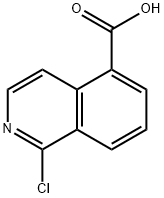 1-chloroisoquinoline-5-carboxylic acid Struktur