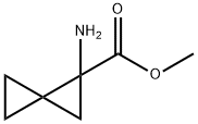 Spiro[2.2]pentanecarboxylic acid, 1-amino-, methyl ester (9CI) Struktur