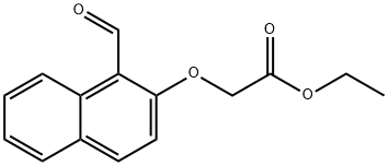 ETHYL 2-[(1-FORMYL-2-NAPHTHYL)OXY]ACETATE Struktur