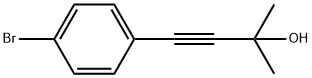 4-(4-BroMophenyl)-2-Methylbut-3-yn-2-ol Struktur