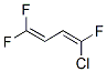 1-Chloro-1,4,4-trifluorobutadiene Struktur