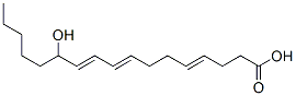 12-hydroxy-4,8,10-heptadecatrienoic acid Struktur